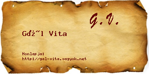 Gál Vita névjegykártya