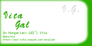 vita gal business card